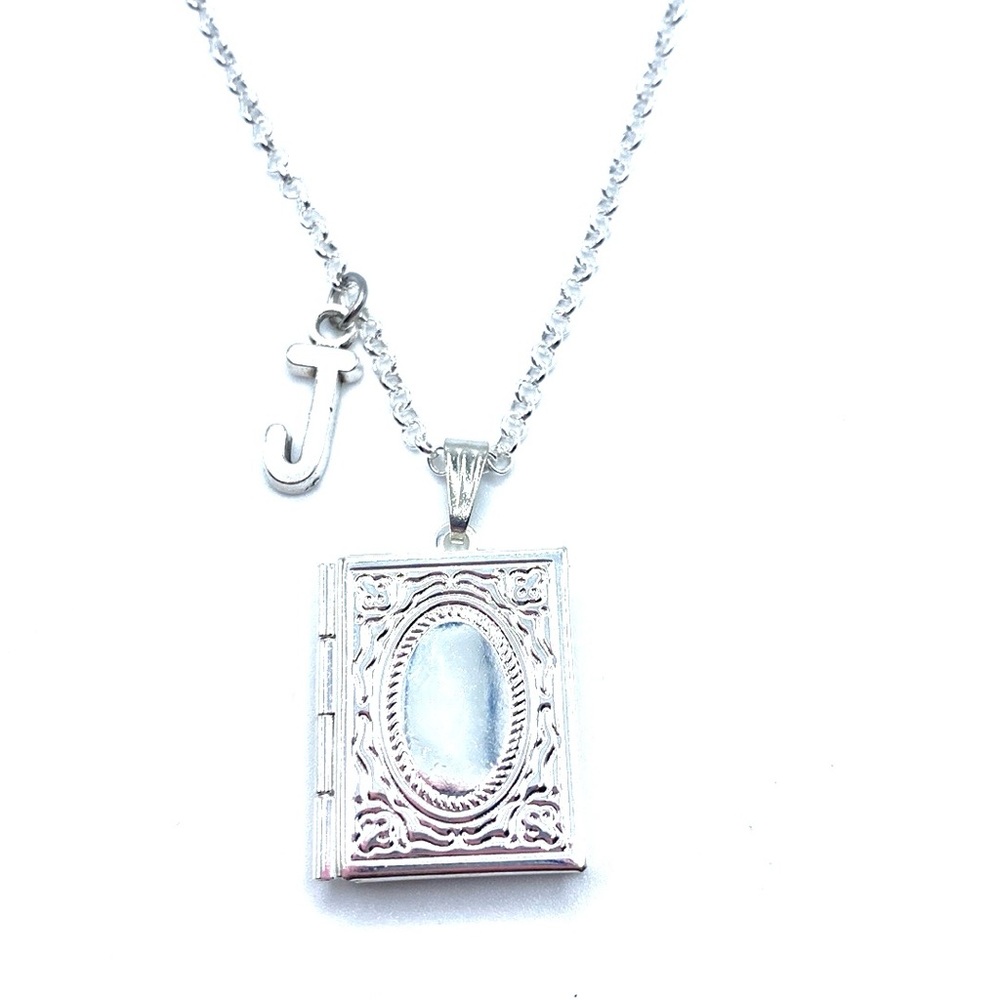 Book Locket Necklace - Picture 8 of 11